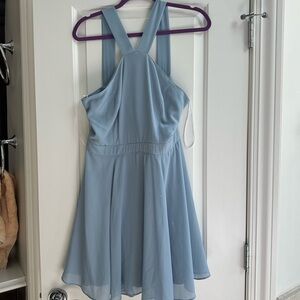 Lulus Powder Blue dress size L